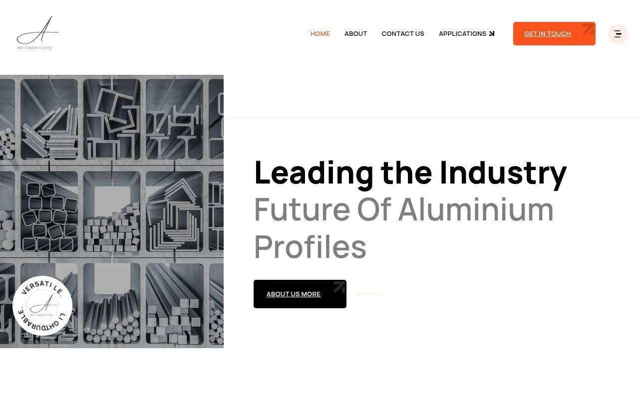 Arica Trade Corp — Aluminium profiles and roller-shade components, Surat.