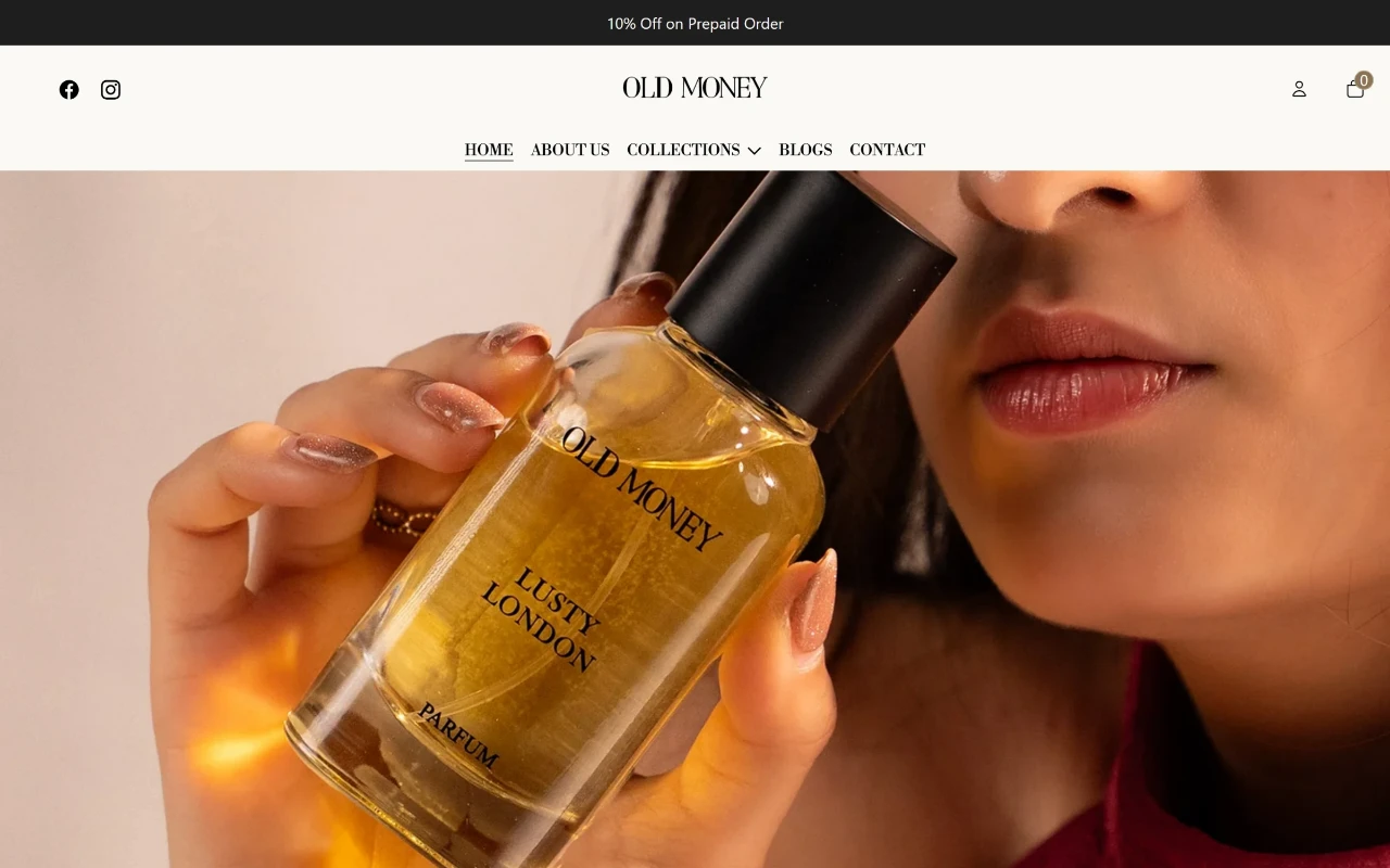 Old Money Essentials — Indian luxury fragrance house.